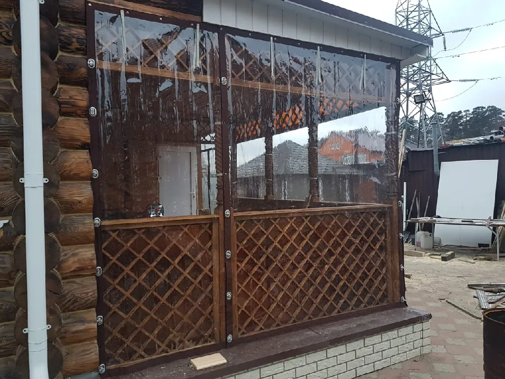 Мягкие окна для веранды VERANDADECOR - Зимняя установка