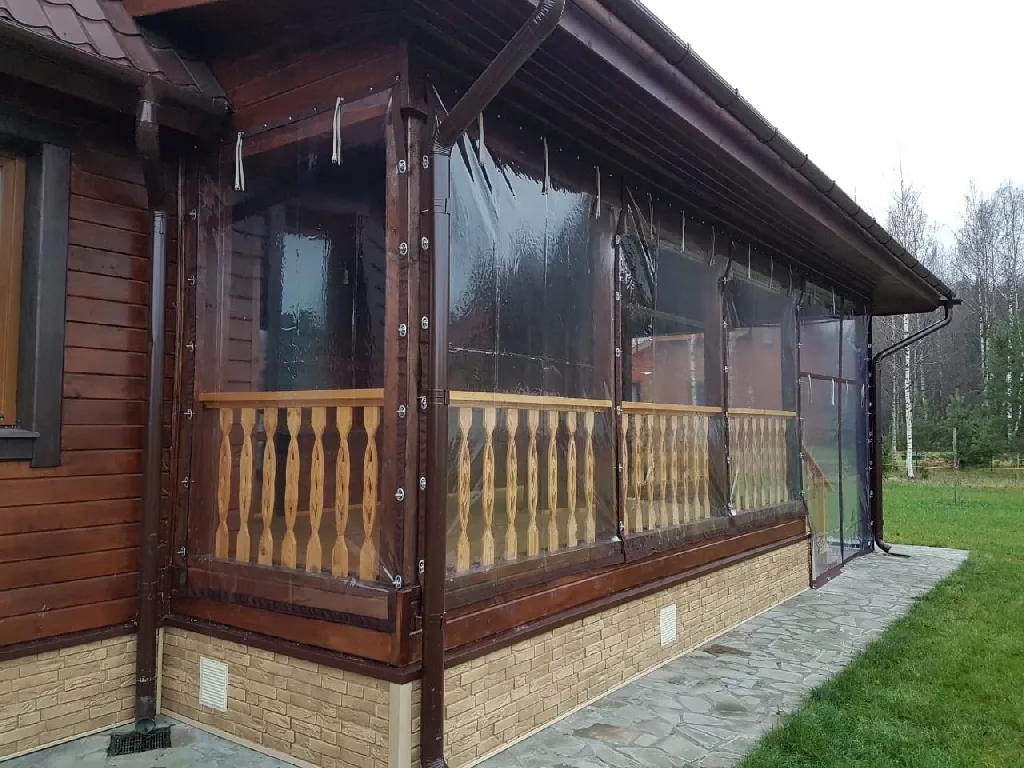 Мягкие окна для веранды VERANDADECOR - Дом батюшки1