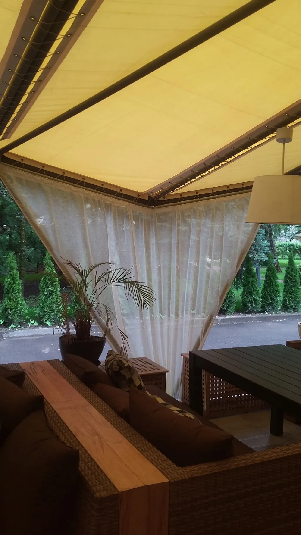 Шторы VERANDADECOR - ресторан Новые Горки1
