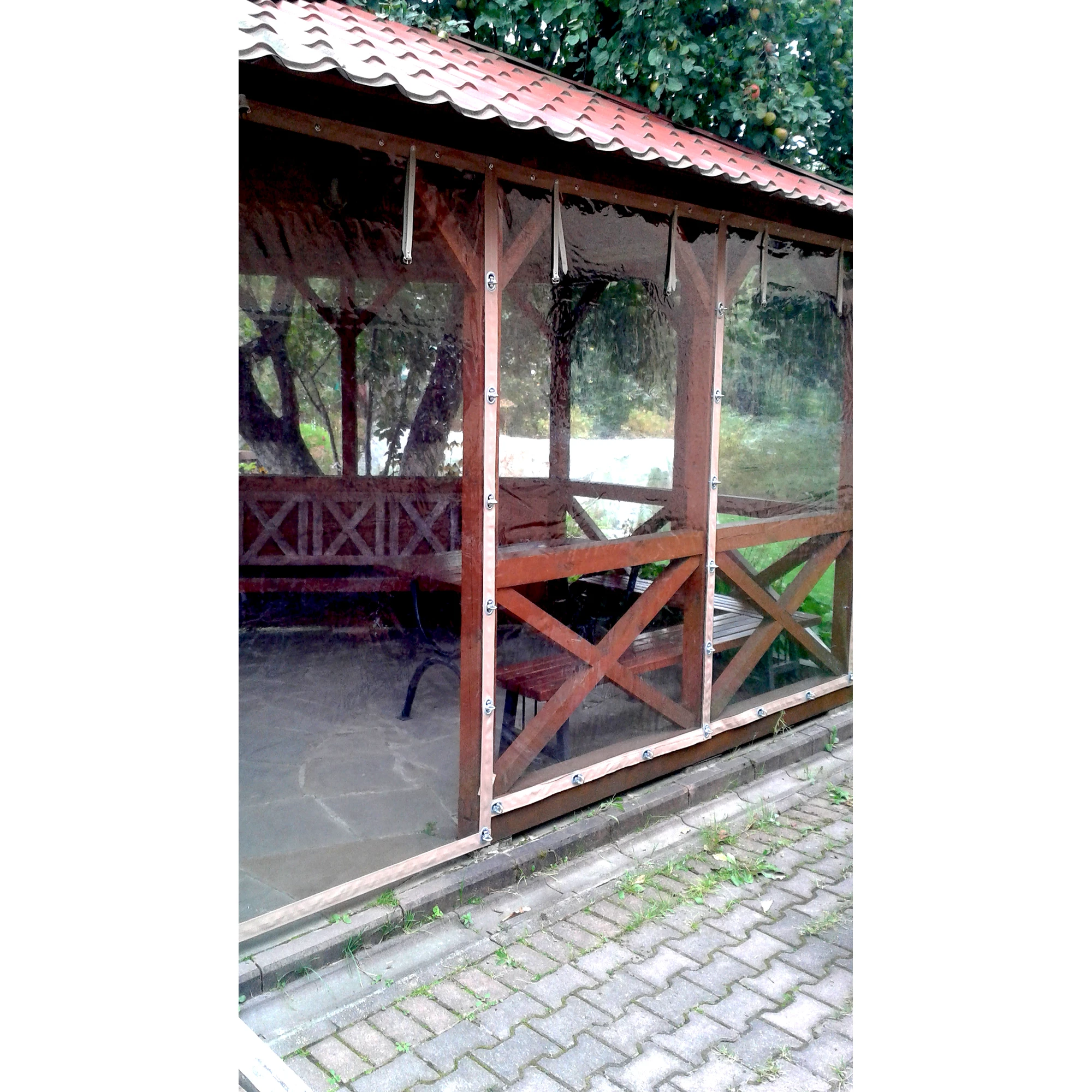 Мягкие окна для беседки VERANDADECOR - Высоково
