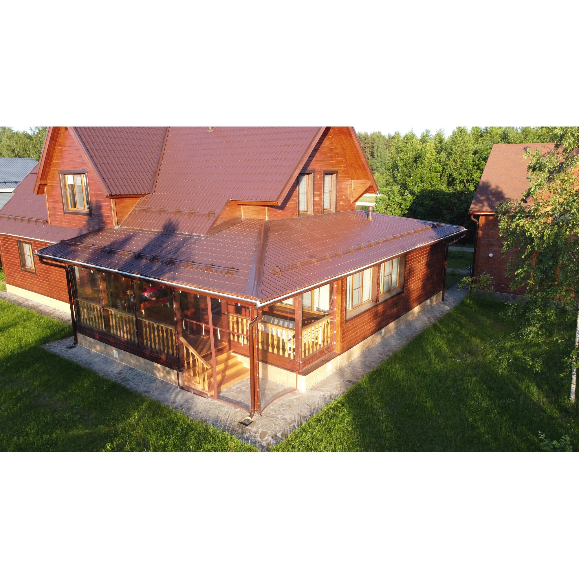 Мягкие окна для веранды VERANDADECOR - Дом батюшки