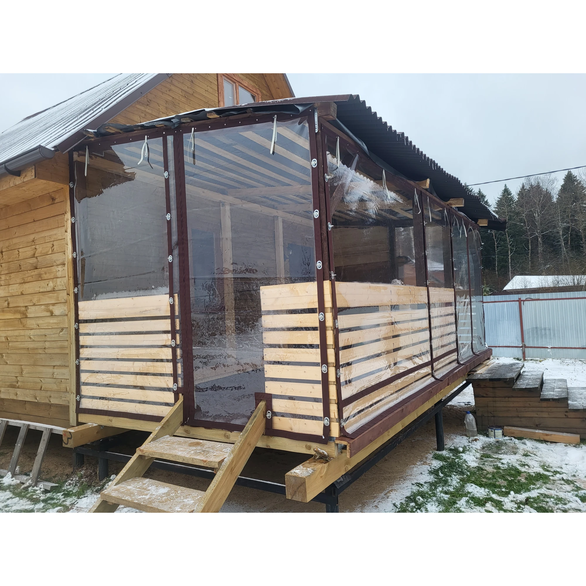 Мягкие окна VERANDADECOR - Кудринскре Узоры